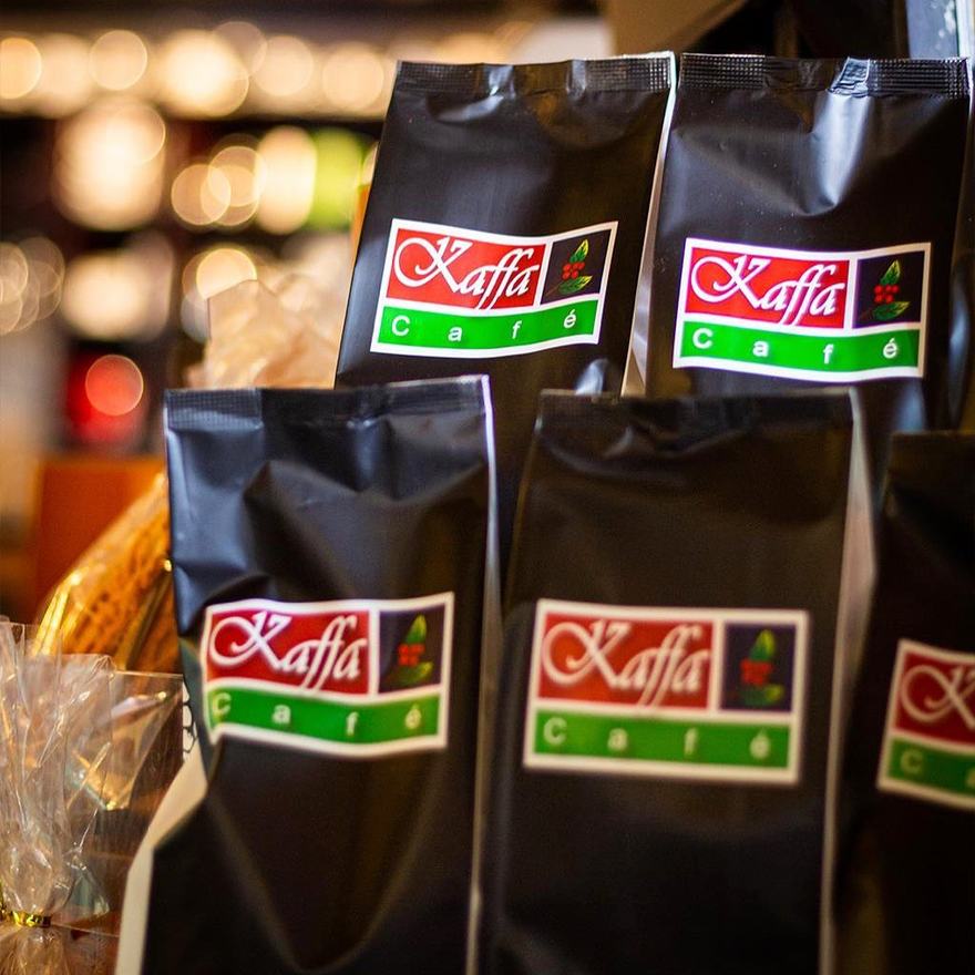 Bolsas de café Kaffa listas para llevar